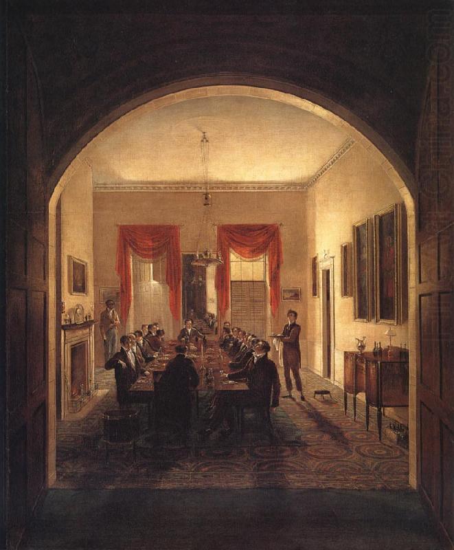 The Dinner Party, Henry Sargent